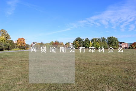 网贷逾期会有滞纳金么