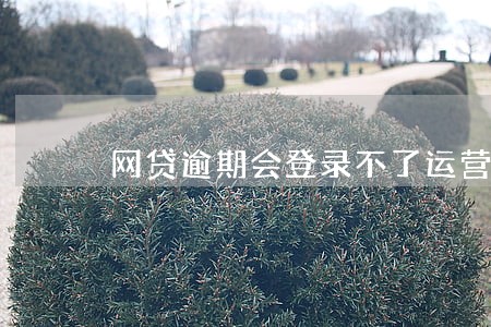 网贷逾期会登录不了运营商吗 网贷逾期会登录不了运营商吗