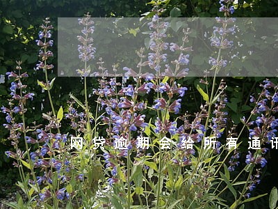 网贷逾期会给所有通讯录发短信吗 网贷逾期会给所有通讯录发短信吗