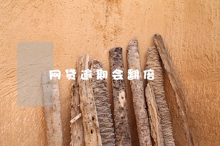 网贷逾期会翻倍 网贷逾期会翻倍
