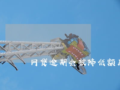 网贷逾期会被降低额度吗 网贷逾期会被降低额度吗