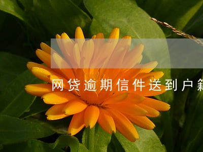 网贷逾期信件送到户籍地 网贷逾期信件送到户籍地