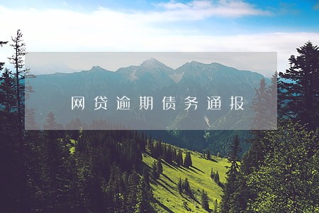 网贷逾期债务通报 网贷逾期债务通报