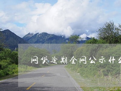 网贷逾期全网公示什么意思 网贷逾期全网公示什么意思