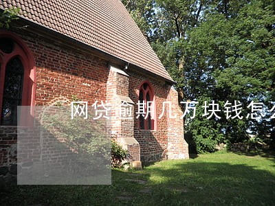 网贷逾期几万块钱怎么办 网贷逾期几万块钱怎么办