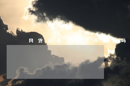 网贷逾期几个月算本金吗 网贷逾期几个月算本金吗