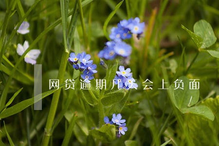 网贷逾期几天会上负面