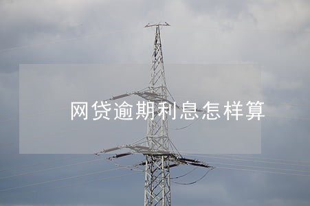 网贷逾期利息怎样算