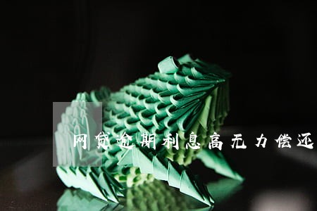 网贷逾期利息高无力偿还 网贷逾期利息高无力偿还