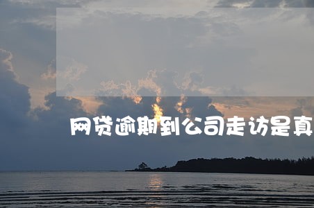 网贷逾期到公司走访是真的吗 网贷逾期到公司走访是真的吗