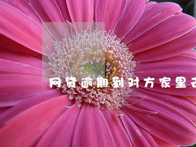 网贷逾期到对方家里去可以吗 网贷逾期到对方家里去可以吗