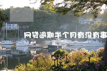 网贷逾期半个月有没有事 网贷逾期半个月有没有事