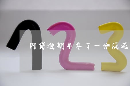 网贷逾期半年了一分没还 网贷逾期半年了一分没还