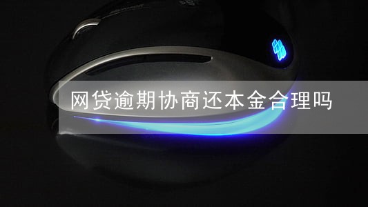 网贷逾期协商还本金合理吗 网贷逾期协商还本金合理吗