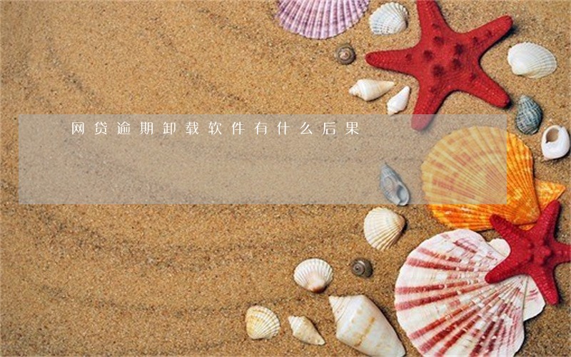 网贷逾期卸载软件有什么后果 网贷逾期卸载软件有什么后果
