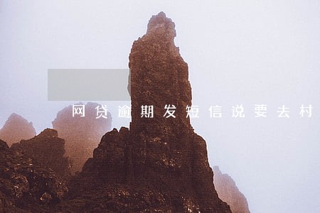网贷逾期发短信说要去村委会 网贷逾期发短信说要去村委会
