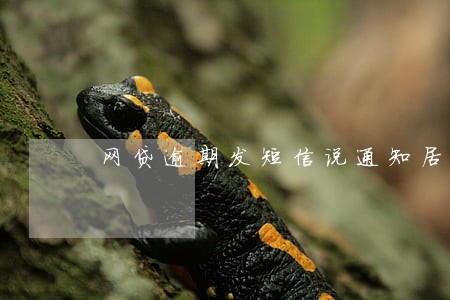 网贷逾期发短信说通知居委会 网贷逾期发短信说通知居委会