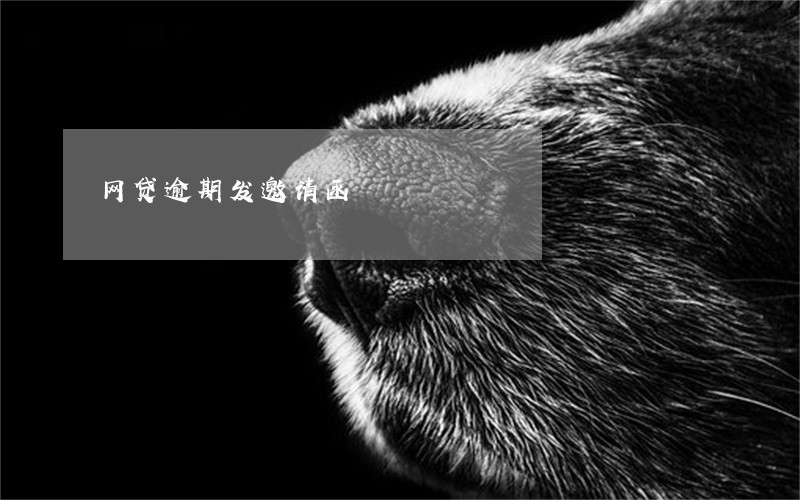 网贷逾期发邀请函