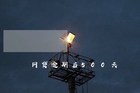 网贷逾期后500天