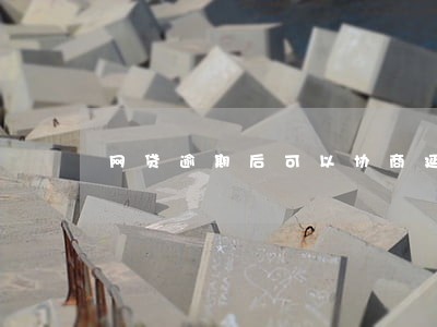 网贷逾期后可以协商延期 网贷逾期后可以协商延期