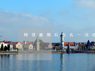 网贷逾期后怎么一次结清 网贷逾期后怎么一次结清