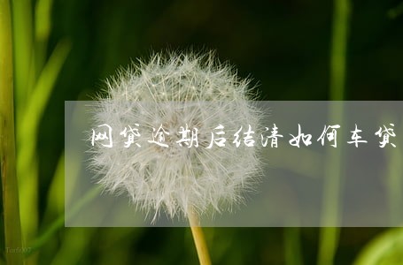网贷逾期后结清如何车贷 网贷逾期后结清如何车贷
