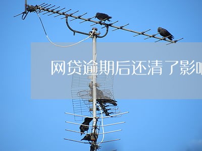 网贷逾期后还清了影响征信吗 网贷逾期后还清了影响征信吗