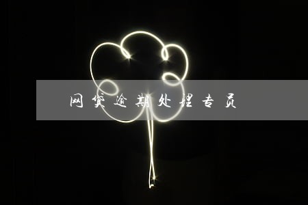 网贷逾期处理专员 网贷逾期处理专员