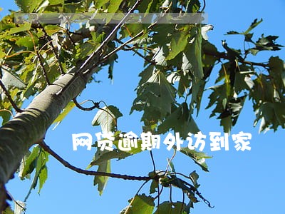 网贷逾期外访到家