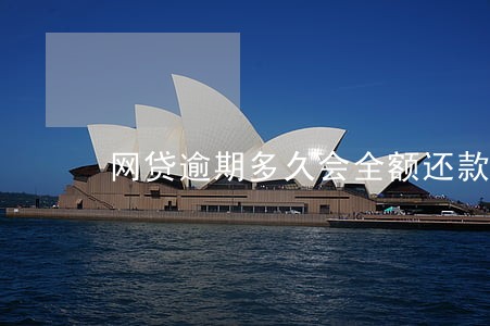 网贷逾期多久会全额还款