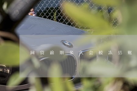 网贷逾期多久会被冻结账户 网贷逾期多久会被冻结账户
