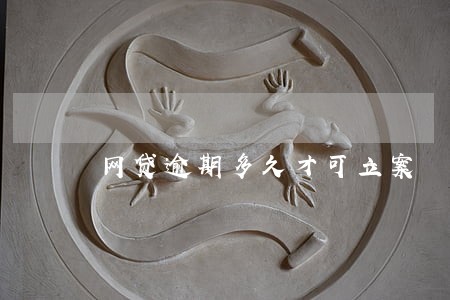 网贷逾期多久才可立案 网贷逾期多久才可立案