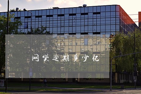网贷逾期多少亿 网贷逾期多少亿