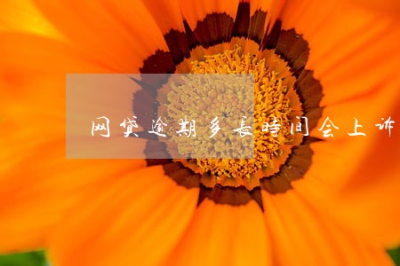 网贷逾期多长时间会上诉 网贷逾期多长时间会上诉