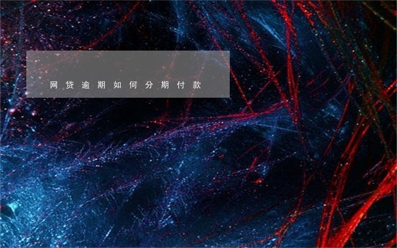 网贷逾期如何分期付款 网贷逾期如何分期付款