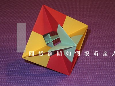 网贷逾期如何投诉亲人