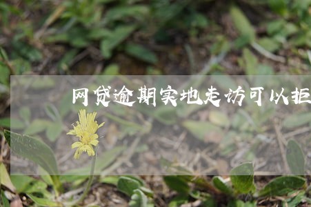 网贷逾期实地走访可以拒绝嘛 网贷逾期实地走访可以拒绝嘛