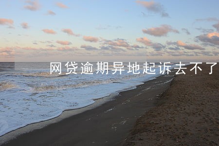 网贷逾期异地起诉去不了怎么办