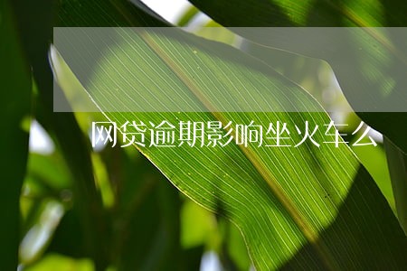 网贷逾期影响坐火车么 网贷逾期影响坐火车么