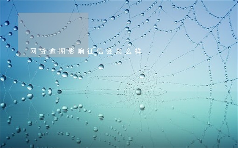网贷逾期影响征信会怎么样 网贷逾期影响征信会怎么样