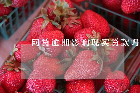 网贷逾期影响现实贷款吗 网贷逾期影响现实贷款吗