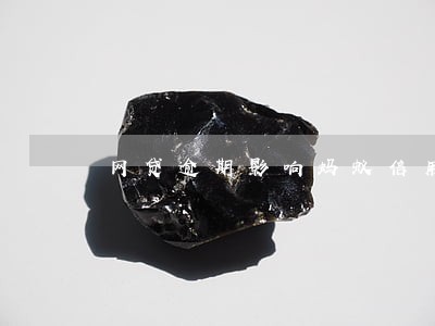网贷逾期影响蚂蚁信用吗 网贷逾期影响蚂蚁信用吗