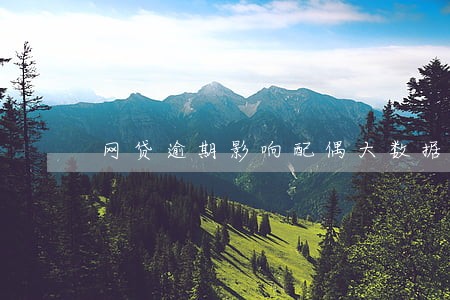 网贷逾期影响配偶大数据吗 网贷逾期影响配偶大数据吗