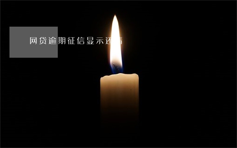 网贷逾期征信显示还清 网贷逾期征信显示还清