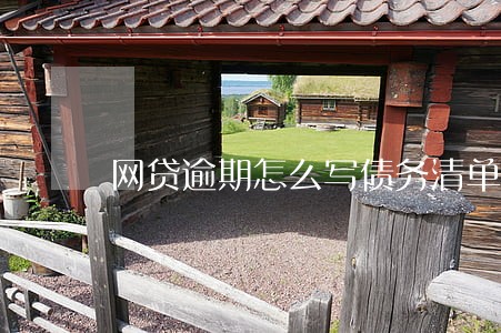 网贷逾期怎么写债务清单 网贷逾期怎么写债务清单