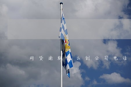 网贷逾期怎么到公司电话的
