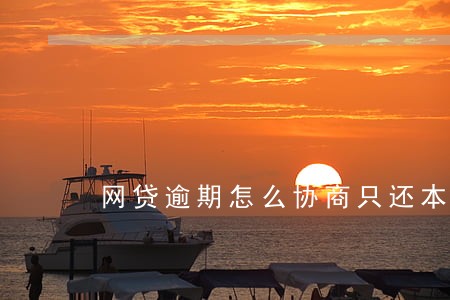 网贷逾期怎么协商只还本金 网贷逾期怎么协商只还本金