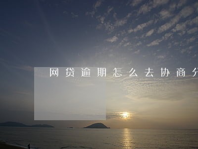 网贷逾期怎么去协商分期还 网贷逾期怎么去协商分期还