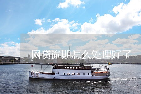 网贷逾期怎么处理好了 网贷逾期怎么处理好了