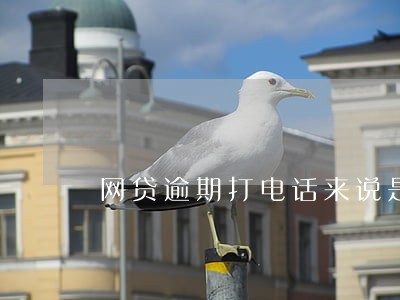 网贷逾期打电话来说是警察 网贷逾期打电话来说是警察
